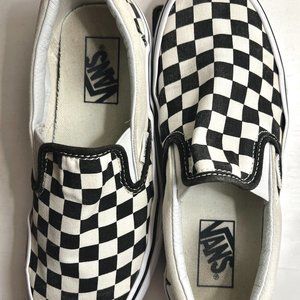 Vans Slip On - Black and White Checkered W7
